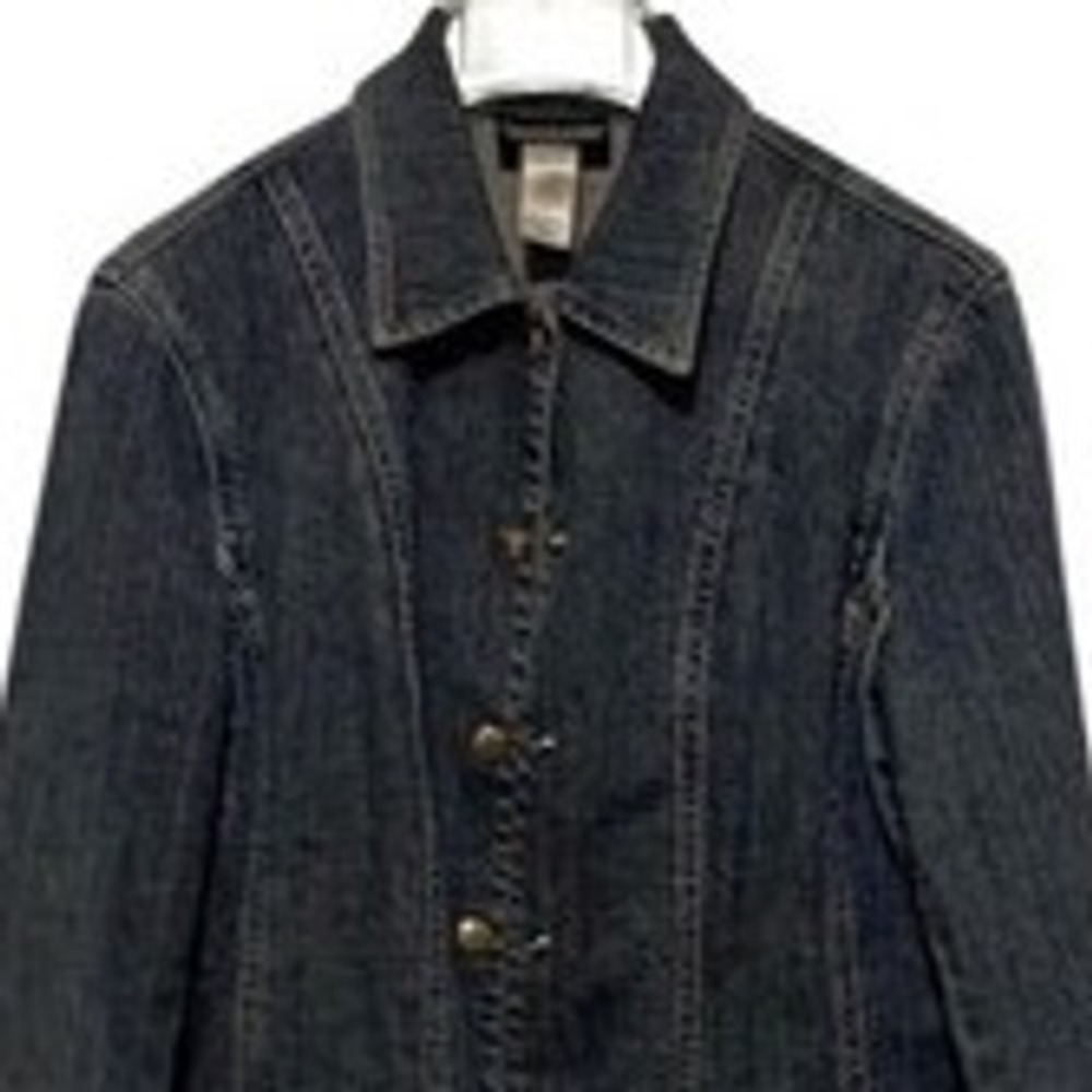 Jones New York Jean Jacket Medium Blue